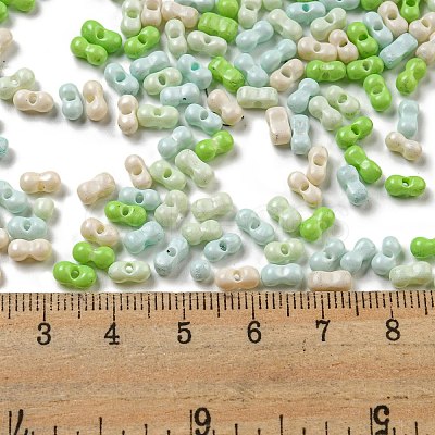 Opaque Baking Paint Glass Seed Beads SEED-K009-01A-31-1