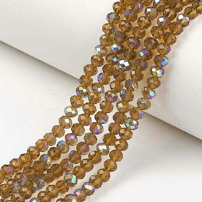 Electroplate Glass Beads Strands EGLA-A034-T4mm-L10-1