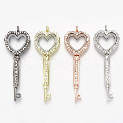 Alloy Magnetic Locket Big Pendants PALLOY-T052-05-1