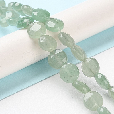 Natural Green Aventurine Beads Strands G-K357-B10-01-1