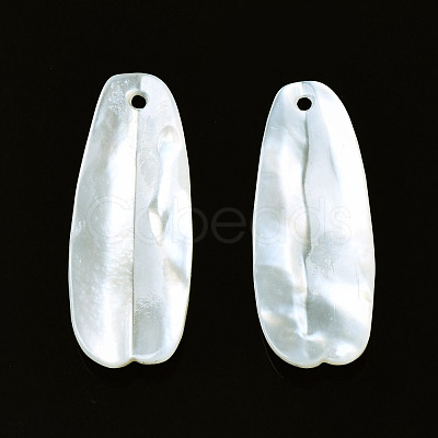 Natural White Shell Pendants SHEL-N026-160A-1