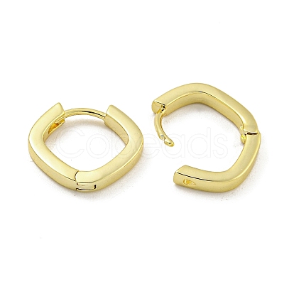 Brass Hoop Earrings EJEW-L211-010P-G-1