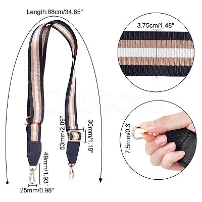 Polyester Bag Strap FIND-WH0065-40-1