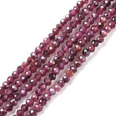 Natural Garnet Beads Strands X-G-O186-D01-A-1