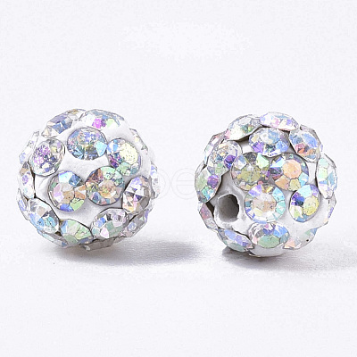 Pave Disco Ball Beads RB-T017-02-28-1