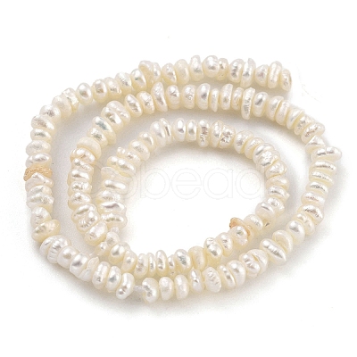 Natural Keshi Pearl Cultured Freshwater Pearl Beads Strands PEAR-C003-38-1