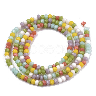 Opaque Glass Beads Strands GLAA-N041-005A-01-1