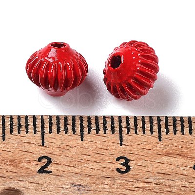 Spray Painted Alloy Bead PALLOY-H134-42-1