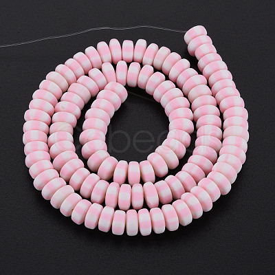 Handmade Polymer Clay Beads Strands CLAY-N008-042K-1