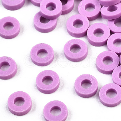 Handmade Polymer Clay Beads CLAY-R067-6.0mm-B01-1