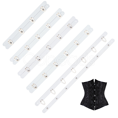 BENECREAT 5 Sets 5 Style Iron Corset Busk FIND-BC0006-56-1