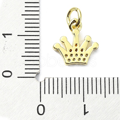 Brass Micro Pave Cubic Zirconia Pendants KK-H475-26A-01G-1