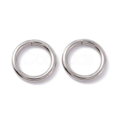 Non-Tarnish 304 Stainless Steel Jump Rings STAS-C040-01F-P-1