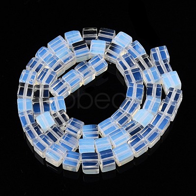 Opalite Beads Strands G-T139-6x6-04A-1