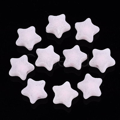 Flocky Acrylic Beads MACR-S275-25B-07-1