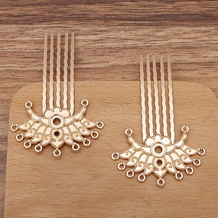 Ancient Style Hanfu Alloy Alligator Hair Clips for Women PW-WG19BAE-03-1