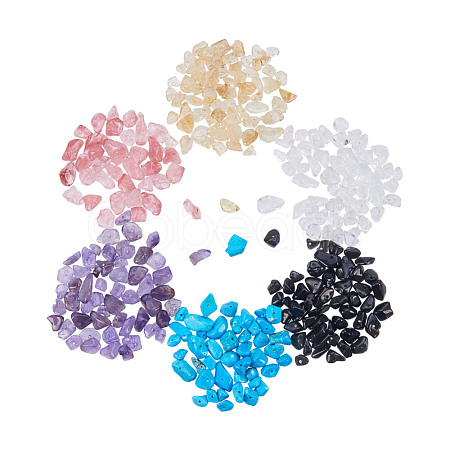   Gemstone Chips Beads G-PH0034-04-1