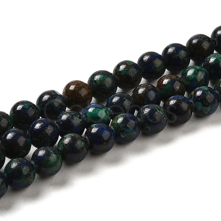 Natural Azurite Beads Strands G-H298-A01-02-1