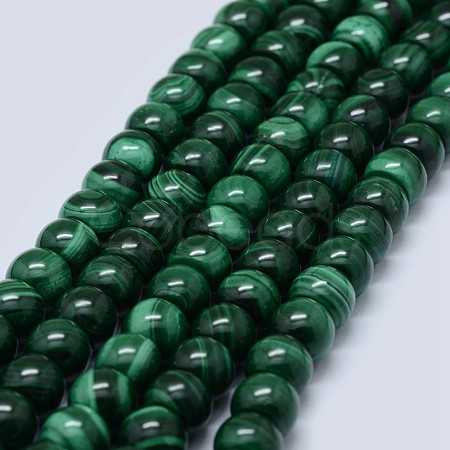 Natural Malachite Beads Strands G-F571-18-A-1