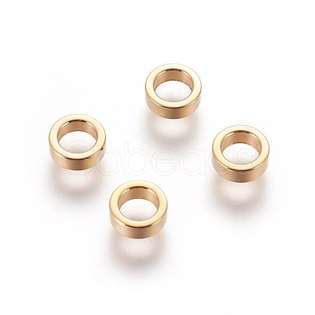 304 Stainless Steel Spacer Beads X-STAS-P232-01G-1