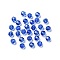 Imitation Austrian Crystal Beads, Grade AAA, K9 Glass, Faceted(32 Facets), Round, Blue, 6mm, Hole: 0.7~0.9mm