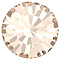 Preciosa&reg MAXIMA Crystal Round Stones, Czech Crystal, Dura Foiling, Round(431 11 615 Chaton), 00530 Gold Quartz, SS8/PP17(2.3~2.5mm)