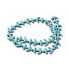 Synthetic Turquoise Dyed Beads Strands G-E594-07-2