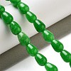 Natural Malaysia Jade Dyed Beads Strands G-B106-A09-01-2