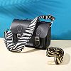 ARRICRAFT 2Pcs 2 Style Zebra & Stripe Pattern Polyester Adjustable Bag Strap FIND-PH0003-87-2