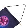 Chakra Theme Linen Wall Hanging Tapestry DJEW-B006-03B-3