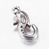 Tibetan Style Alloy Lobster Claw Clasps TIBE-T002-05AS-NR-2