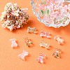 35Pcs Transparent Spray Painted Glass Beads GLAA-YW0001-64-6
