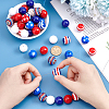 PandaHall Elite 1 Set Mixed Style Acrylic Round Beads Sets SACR-PH0001-52F-3