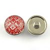 Brass Jewelry Snap Buttons GLAA-Q030-23-1