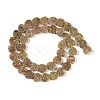 Natural Unakite Beads Strands G-K362-H01-01-3