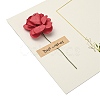 Dried Rose Paper Thank You Greeting Cards AJEW-K043-01B-3