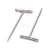 Nickel Plated Steel T Pins for Blocking Knitting FIND-D023-01P-03-2