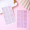 Acrylic Rhinestone Stickers PW-WG81745-05-1