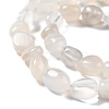 Natural White Moonstone Beads Strands G-G018-05-3