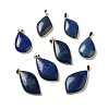 Natural Lapis Lazuli Dyed Pendants G-R486-03G-B-1