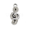 Alloy Rhinestone Pendants PALLOY-P308-02P-1