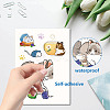 8 Sheets 8 Styles PVC Waterproof Wall Stickers DIY-WH0345-144-3