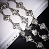 Alloy Flower Link Chain Waist Chains FIND-WH0421-95P-3