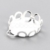 304 Stainless Steel Charms Cabochon Settings STAS-Y001-11S-4