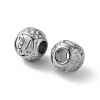 304 Stainless Steel Rhinestone European Beads STAS-A092-10U-P-2