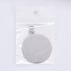 Tarnish Resistant 304 Stainless Steel Pendants STAS-I140-01B-S-8