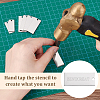 BENECREAT DIY Stamping Blank Tag Keychain Making Kit DIY-BC0009-42-3