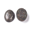 Assembled Synthetic Bronzite and Pyrite Cabochons G-D0006-G01-03-2