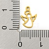 Laser Cut 304 Stainless Steel Charms STAS-G323-04G-3