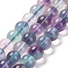 Natural Fluorite Beads Strands G-K345-B02-02-1